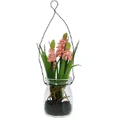 Viana Druivenhyacint kunstroze in glas 16cm