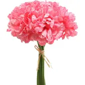 Viana Anjer Kunst Roze 25cm 7st Kunstplant als echt!, 7 stuks