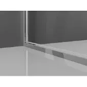 Mexen Exo open douchecabine 70 x 70 , transparant, chroom - 817-070-070-01-00