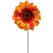 Viana Gerbera kunstbloem, kunstbloem oranje Ø11cm 50cm