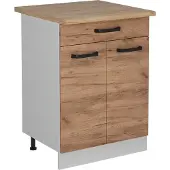 Vicco Keukenonderkast R-Line Krachtige eik goud 60 cm WB Eik, Model 52287