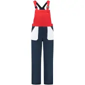 WW4A Huismerk WW4A TB36535 Tuinbroek polyester/katoen navy-wit-rood navy-wit-rood