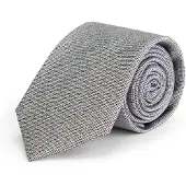 Gents - Stropdas - Stropdas heren - Wol - Zilver