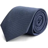 Gents - Stropdas - Stropdas heren - Polyblend - Blauwgrijs