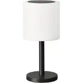 FH Lighting LED solar tafellamp voor buiten Milano Pro, RGBW, afstandsbediening Pro, zwart, Kunststof, Modern, Solar buitenverlichting