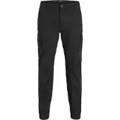 Jack & Jones Plus Cargobroek 'Paul' donkergrijs