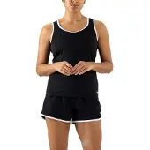 Sjeng Sports Yamila Tennissinglet dames Zwart M/38