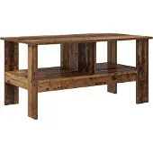 vidaXL Salontafel, gerecycled hout, 90 x 50 x 45 cm, houtvezel