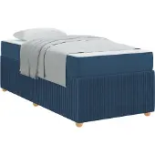 vidaXL Bedframe Blauw 90 x 200 cm Stof