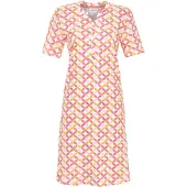 Ringella nachthemd grafisch roze | Maat 50