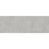 Navale Gomorra wandtegel 30x90cm grijs mat gestreept gerectificeerd