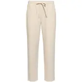 Smashed Lemon Comfortabele pantalon met elastische taille en strikceintuur |