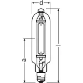 Osram E40 HQI Lamp | 2000W 230V 7250K 872 | 180000lm