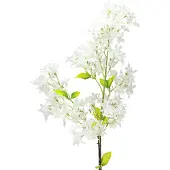 Viana Kunstmatige lila tak witte bloemen L95cm