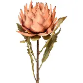 Viana Artisjok kunstbloem herfst oranje droge look Ø15cm 73cm