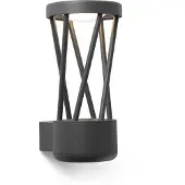 LOREFAR 71285, Wandlamp voor buiten, donkergrijs, aluminium, IP65, Klasse I, 10W