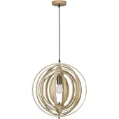 Lyora Moderne hanglamp Asco hout Ø 43cm
