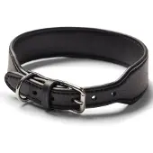 BOSS Halsband voor honden van gerecycled leer