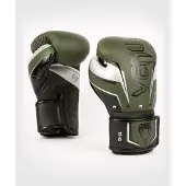 Venum Elite Evo Bokshandschoenen Kaki Zilver - 10 OZ