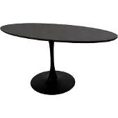 Kick Collection Jari - Eettafel ovaal - Stijlvol design - Zwart