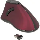 DeLOCK 12528 Ergonomische muis USB Optisch Meerdere kleuren 4 Toetsen 1000 dpi