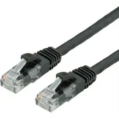 Value UTP Cat.6 (Class E) patchkabel, LS0H, zwart, 1 m