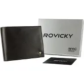 Rovicky Classic RFID - Herenportemonnee - Echt Leer - Ruim & Veilig - Elegante Afwerking