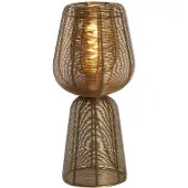 Light & Living Tafellamp Aboso koper brons Ø 18cm