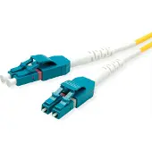 Roline glasvezelkabel duplex, single mode 9/125µm OS2, LC/LC, geel, 0,5 m