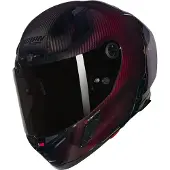 Nolan X-804 RZ UC LIQUIDO ROOD Integraalhelm Koolstof/Rood L zwart
