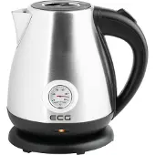 Ecg RK 1705 Metallico | waterkoker | inhoud 1,7 liter | vermogen 1850–2200 W | roestvrijstalen afwerking | temperatuurindicator