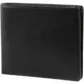 Esquire Leer portemonnee Logo Left - Hander Wallet Black zwart