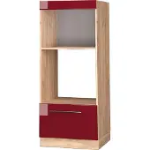 Vicco Fame-Line Magnetronkast – 60 cm open Bordeauxrode hoogglans