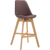 CLP Cannes Barkruk - Stof blauw natura