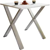 VCM Premium houten eettafel | H. 76 x B. 80 x D. 50 cm | Keukentafel Eettafel Xona X