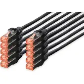 Digitus DK-1644-020-BL-10 netwerkkabel Zwart 2 m Cat6 S/FTP (S-STP)