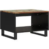 vidaXL Salontafel 60x50x40 cm massief gerecycled hout