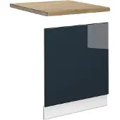 Vicco Fame-Line Keukenkasten – 60 cm, WB Eik Donkerblauw hoogglans