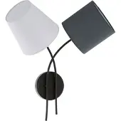 Eglo ALMEIDA, Gestreepte, Extra, 2 lampen, E14, IP20, Anthraciet, Wit