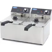 Maxima Frituurpan - 2x 8 L - 2 Manden - tot 2,8 Kg Frites