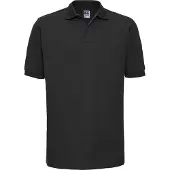 Russell athletic Russell Heren Ripple Collar & Manchet Poloshirt met korte mouwen (Zwart)
