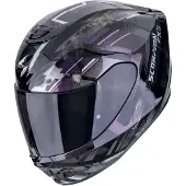 Scorpion EXO-391 helm, zwart/paars/zilver, maat 2XL (63/64)