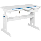 Inter Link Bureau Dana met kantelbaar bureaublad - blauw/roze