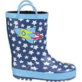 Cotswold Kinder Sprinkel Gummijpumps (Blauwe Raket)