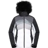 Mountain Warehouse Dames/Dames Cascade Gewatteerde Ski jas (Wit/zwart)