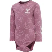 Hummel Romper l/s - hmlBeatrix - Heather Rose - - 62 - Rompers Lange Mouw