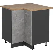 Vicco R-Line Hoekkast – 75.6 cm, WB Eik Beton
