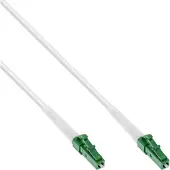InLine Premium LC/APC Simplex FTTH kabel | gepantserd | OS2 | wit | LSZH | 15 meter