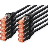 Digitus DK-1644-030-BL-10 netwerkkabel Zwart 3 m Cat6 S/FTP (S-STP)