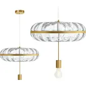 Toolight Moderne gouden hanglamp - verstelbaar - 35 x 40 cm - E27 fitting